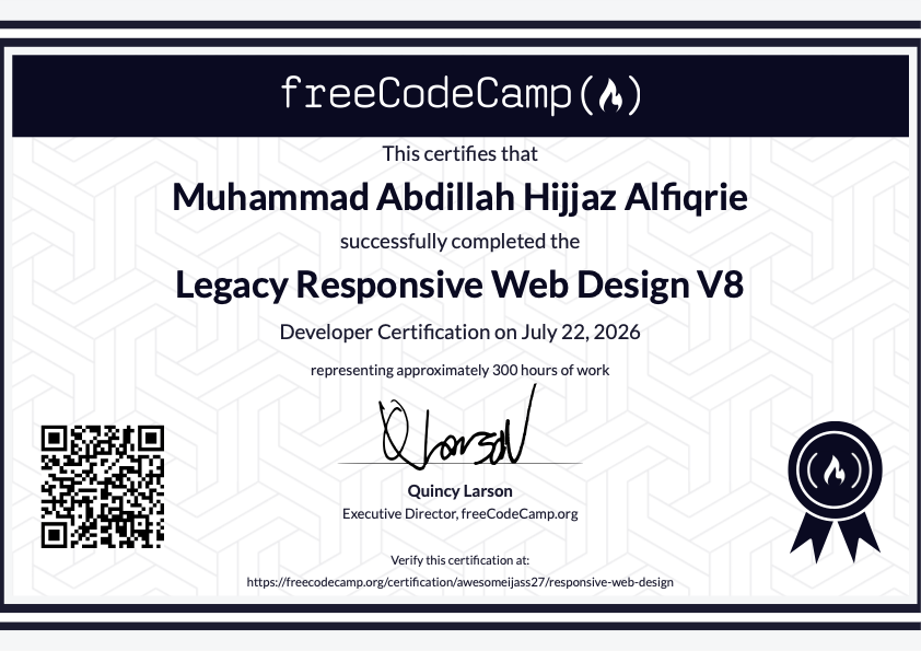 Responsive Web Design Certification