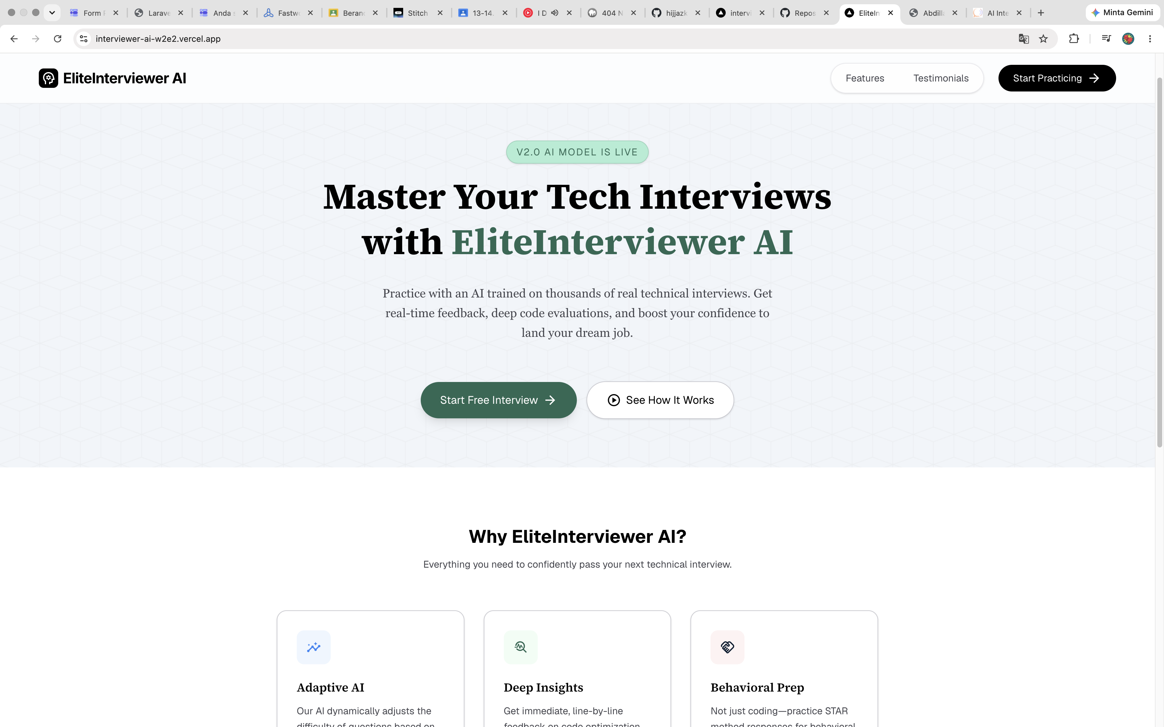 EliteInterviewer AI